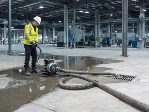 Facility maintenance utility pump